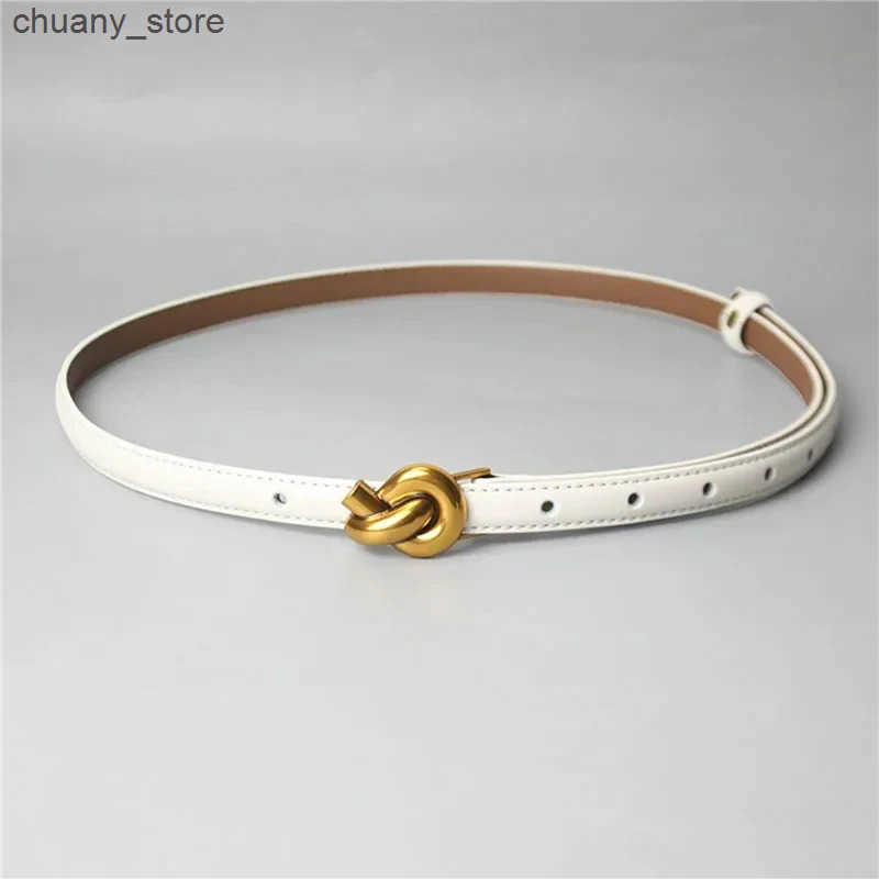 Belts PU Leather Women Fashion Belt Knot Buckle Waistband Cummerbund For Dress Jeans Woman Fashion New L240910