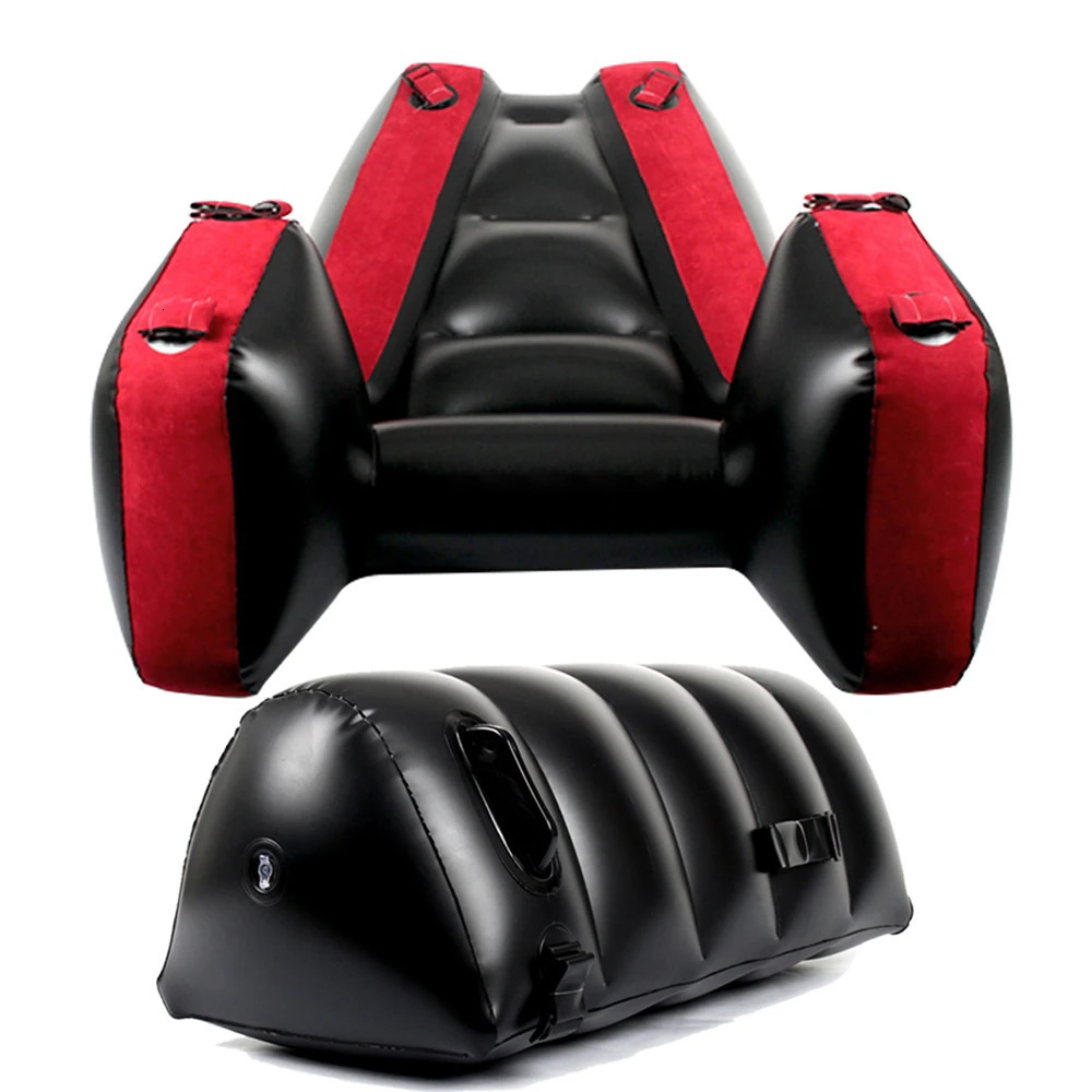 Sex Sofa Split Leg Inflatable Furniture Mat Pillows Air Pump Sex Toys For Adults Couple Games Women Vaginal Blowjob Anal Plug 240401