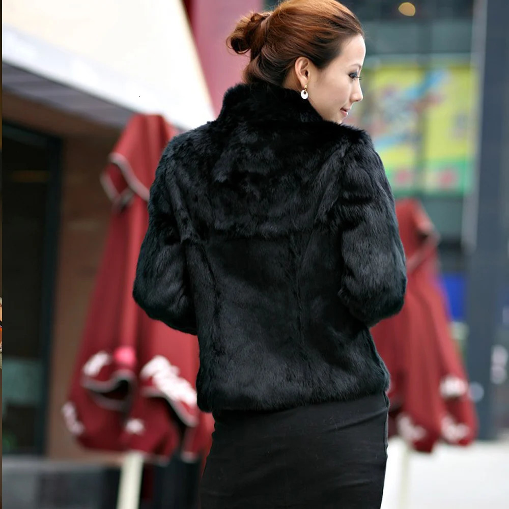 High Quality Faux Fur Coat Womens Fashion Warm Outerwear Autumn Winter Short Fur Coat Jacket 4XL Overcoat Clearance 241115