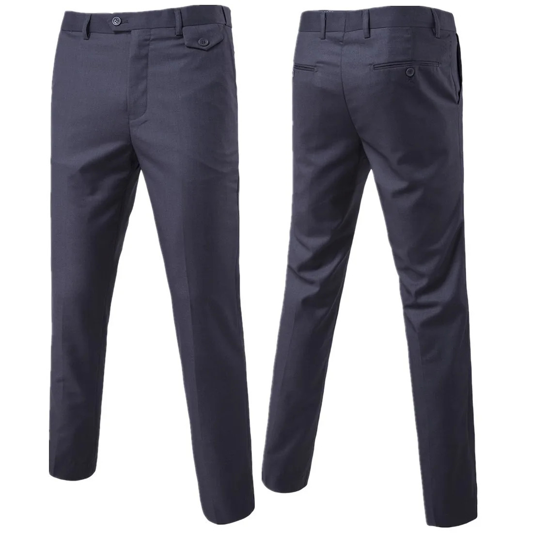 Mens set pants Business mens casual Trouser gentlemens party solid color 9color beauty S01P 241115