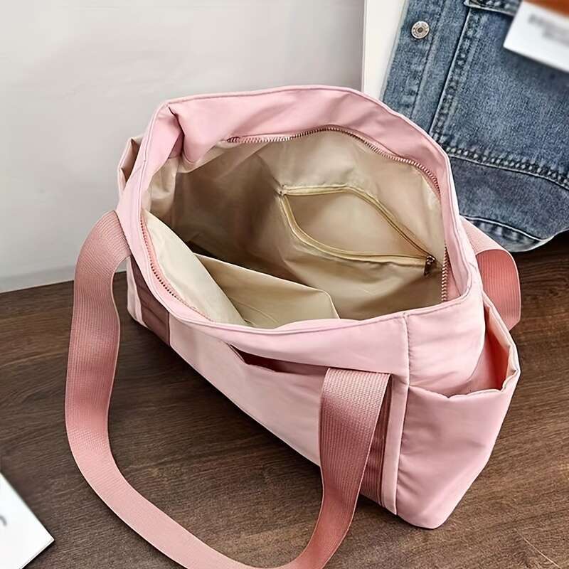 Casual Minimalist Tote Shoulder All-Match Versatile Storage Bag, Lightweight Travel Bag
