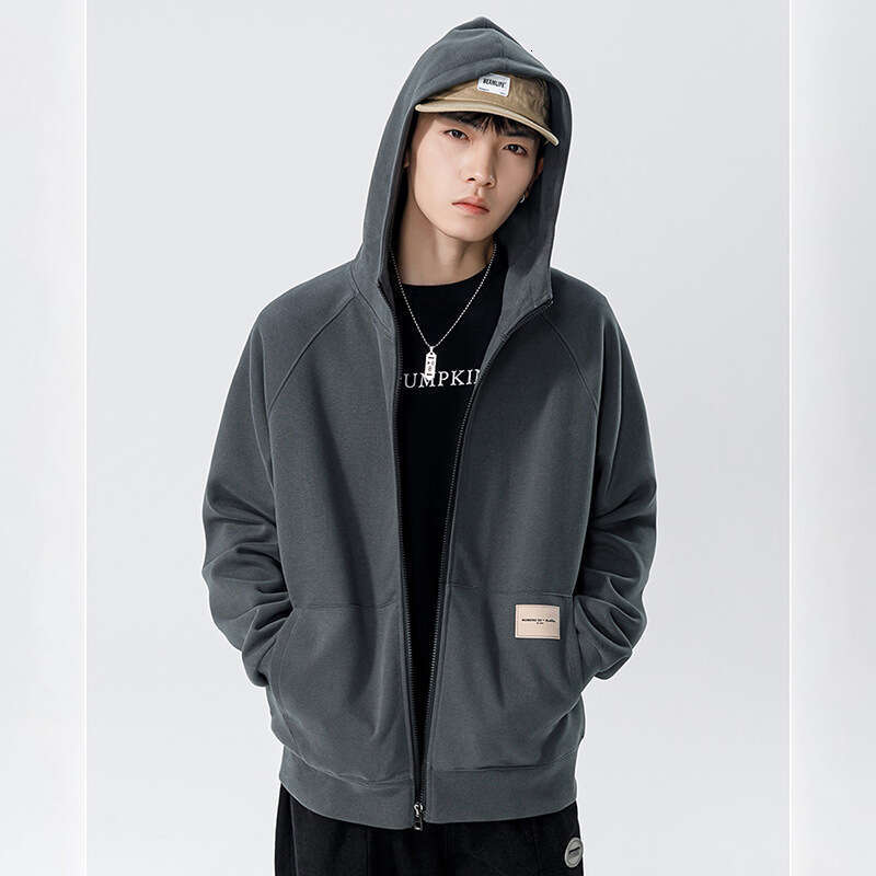 Advanced Cardigan Zipper Hoodie Hooded Kunhai Pengyun Autumn And Winter American Fashion Brand Couple Outfit Men's Jacket