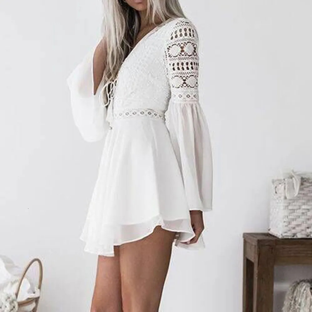 Summer Dresses Woman Plus Size For Women Casual Lace Long Sleeve Bodycon Cocktail Party Pencil Dress 240415