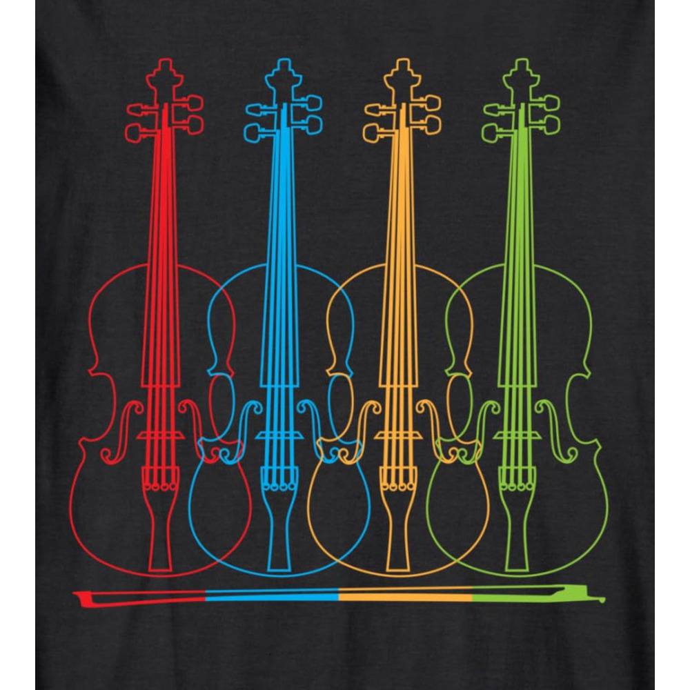 Long Sleeve Shirts for Men sweatshirt Vintage Colorful Violin Cute Design Funny Music Gift Long Sleeve T shirt Tee Streetwear Casual tops clothes fash