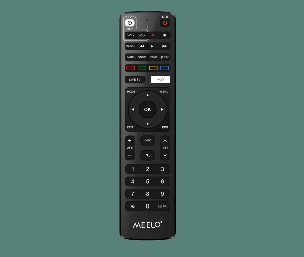New MEELO+ Remote Control Suitable for XTV SE2 Lite DUO XTV Pro Amlogic S905W2 4K TVBOX