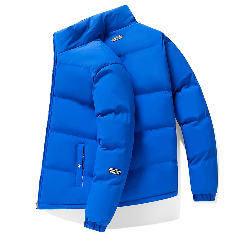 mens Parka Solid color L4XL 5XL Mens Jacket Winter Warm Jackets men business leisure coat teenager coats 2510 241115