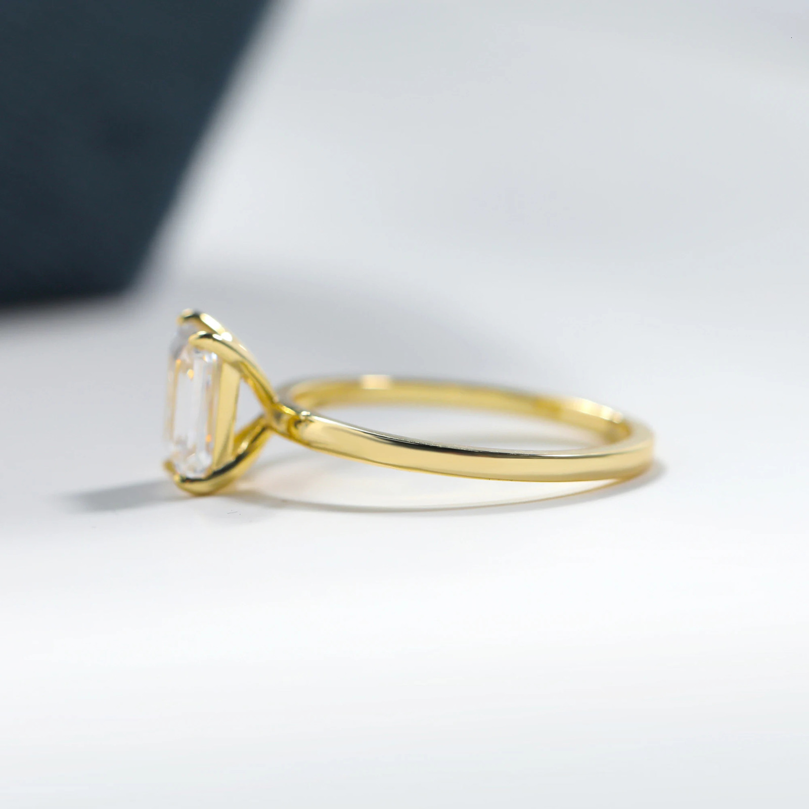 Unique Natural 1ct 2ct 3ct Ring 925 Pure Silver Jade Female Cutting Ring Card Gold Plated Wedding Jewelry 241114