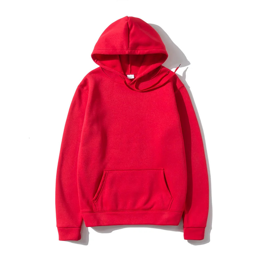 Men Woman Hoodies Sweatshirts Fashion Solid color Red Black Gray Pink Hooded Hip Hop fleece Hoody Mens Hoodie Streetwear 241114