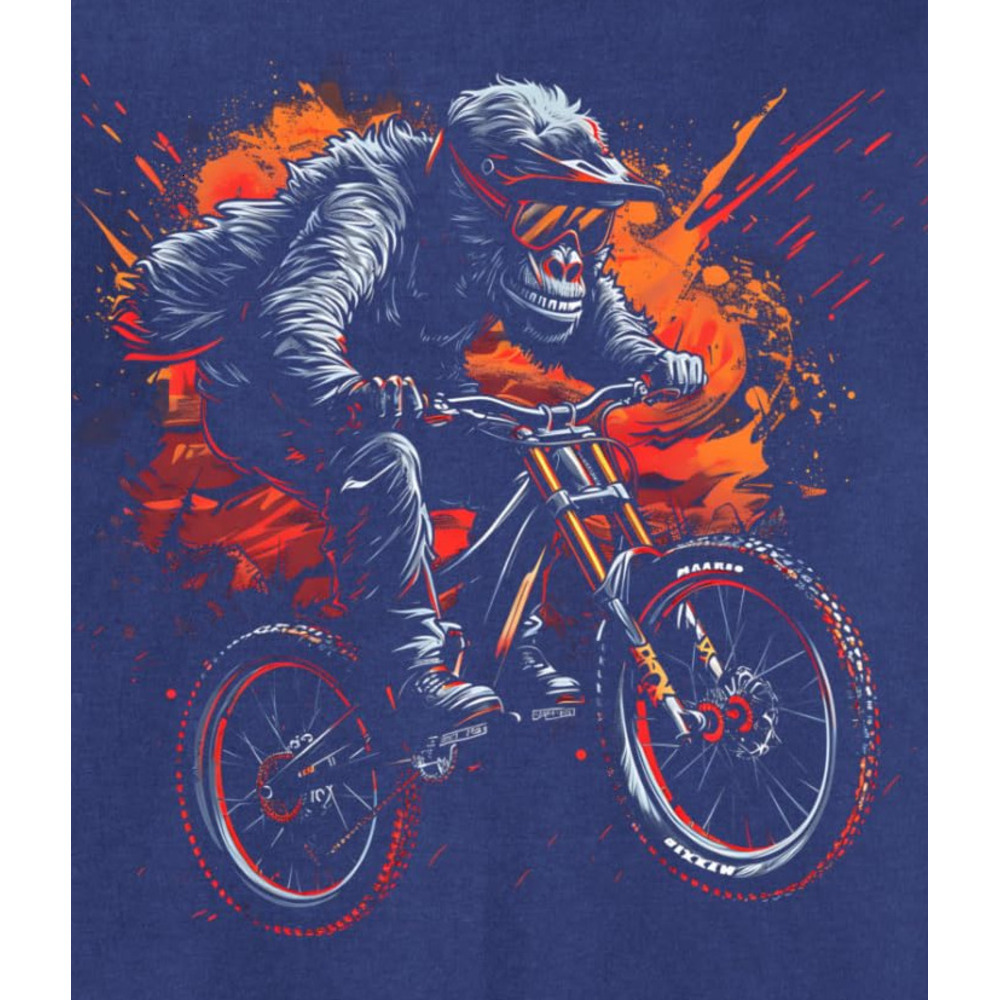 Long Sleeve Shirts for Men sweatshirt Mountain Biking Yeti Bigfoot Sasquatch Cyclist MTB Graphic Sweatshirt Tee Streetwear Casual tops clothes