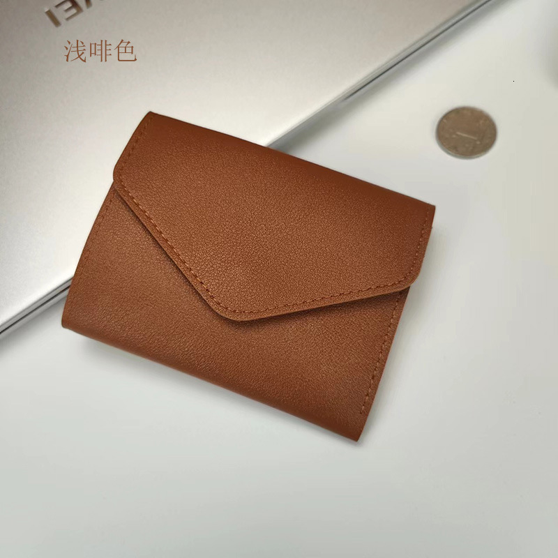 New women's fashionable simple, 30% off short design, designer with multiple card slots and multifunctional zero wallet