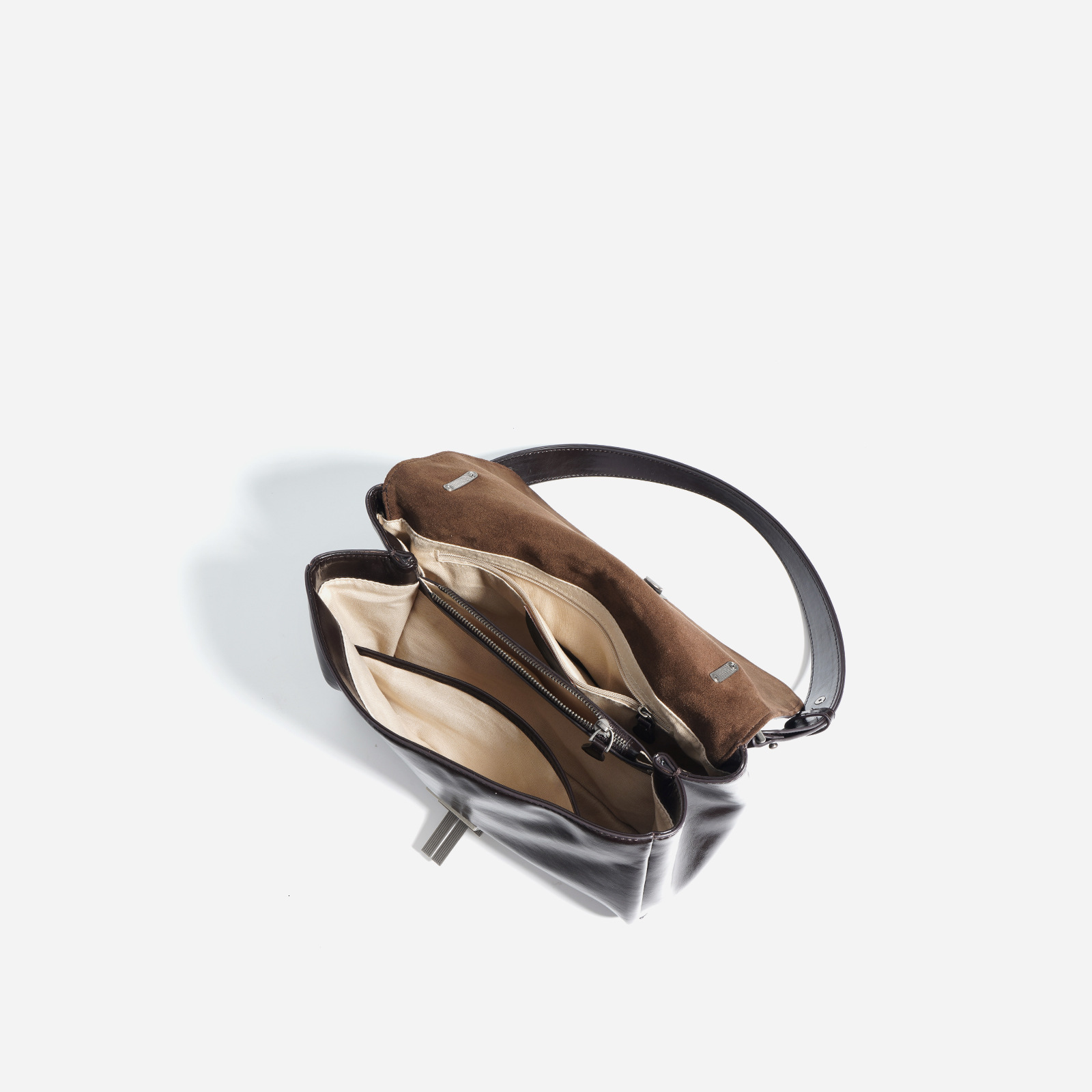 Bag For Women Trend 2024 Versatile Underarm Contrast Color One Shoulder Crossbody Leather Women's Bags dddmymoon