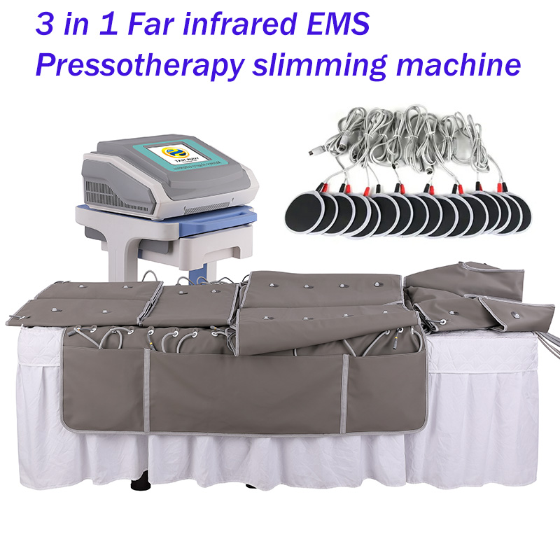 Professional 3 in 1 Infrared EMS Lympahatic Drainage Prossotherapy Massager Leg & Arm & Body Loss Weight Machine