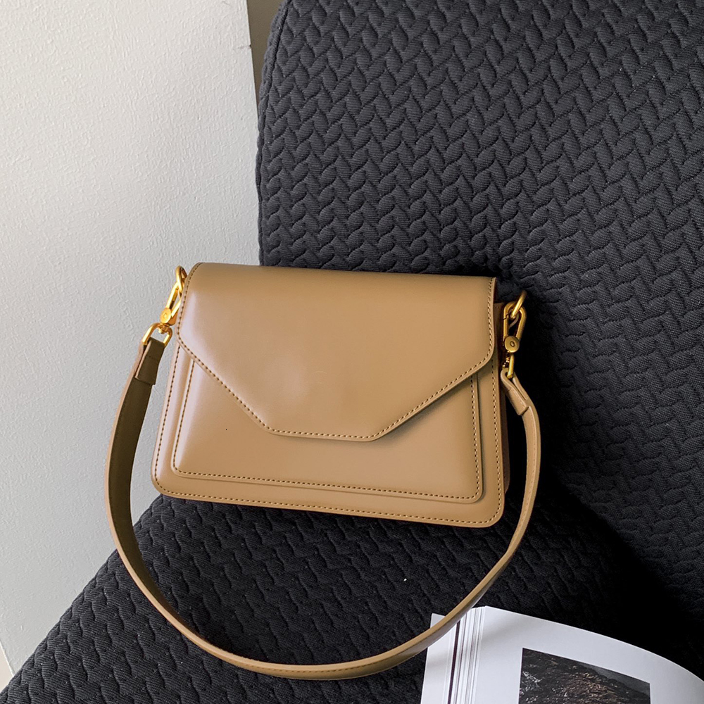 High-end One Shoulder Solid Color Fashion Square Versatile Crossbody Bags For Women dddmymoon