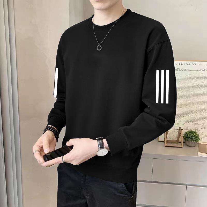 Hoodie Spring And 2024 New Item Round Neck Loose Autumn Hooded Top Youth Long Sleeved Men's Jacket
