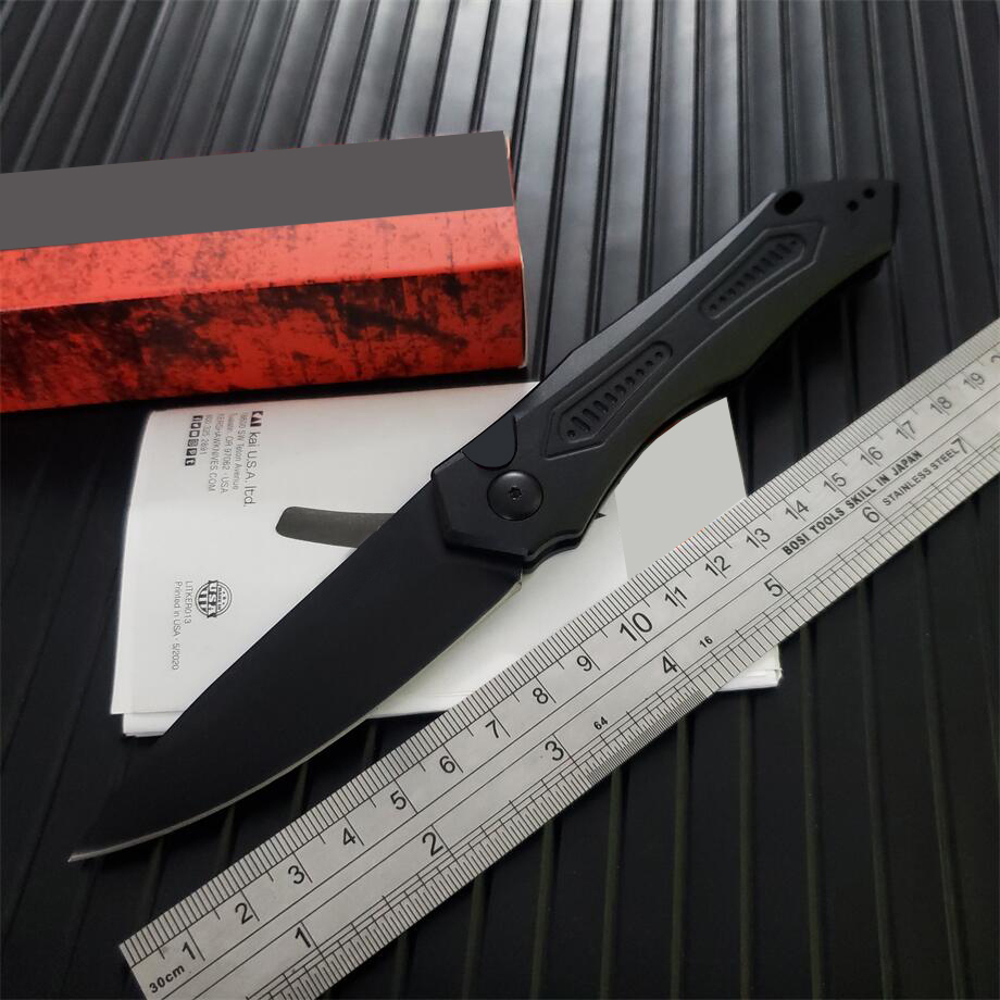 3Models 7800 Launch 6 Folding Knife 3.75 Cpm-154 Black DLC Blade, Aluminum Handles