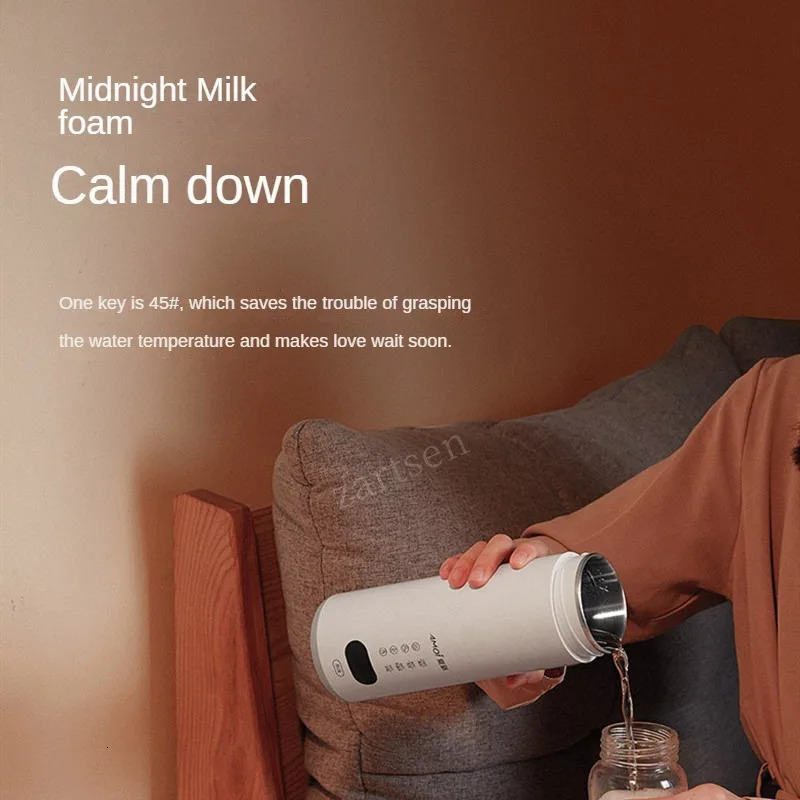 Portable Electric Kettle Thermal Cup Coffee Travel Water Boiler Temperature Control Smart Thermos 241115 W260226