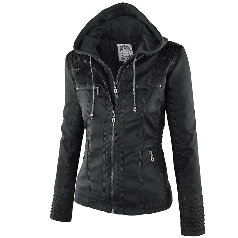 Winter Faux Leather Jacket Women Casual Basic Coats Ladies Jackets Waterproof Windproof Female Ropa de Mujer 241108