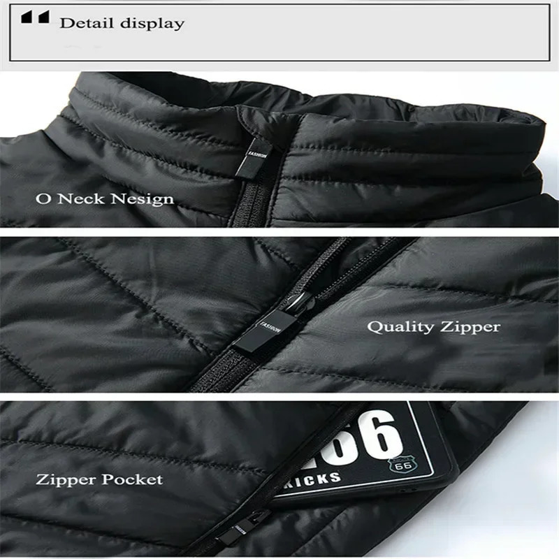 21139Areas Self Heating Vest Jacket Heated Winter Men Womens Heated Jacket Tactical Heating Vest Body Warmer Coat with Gloves 241114