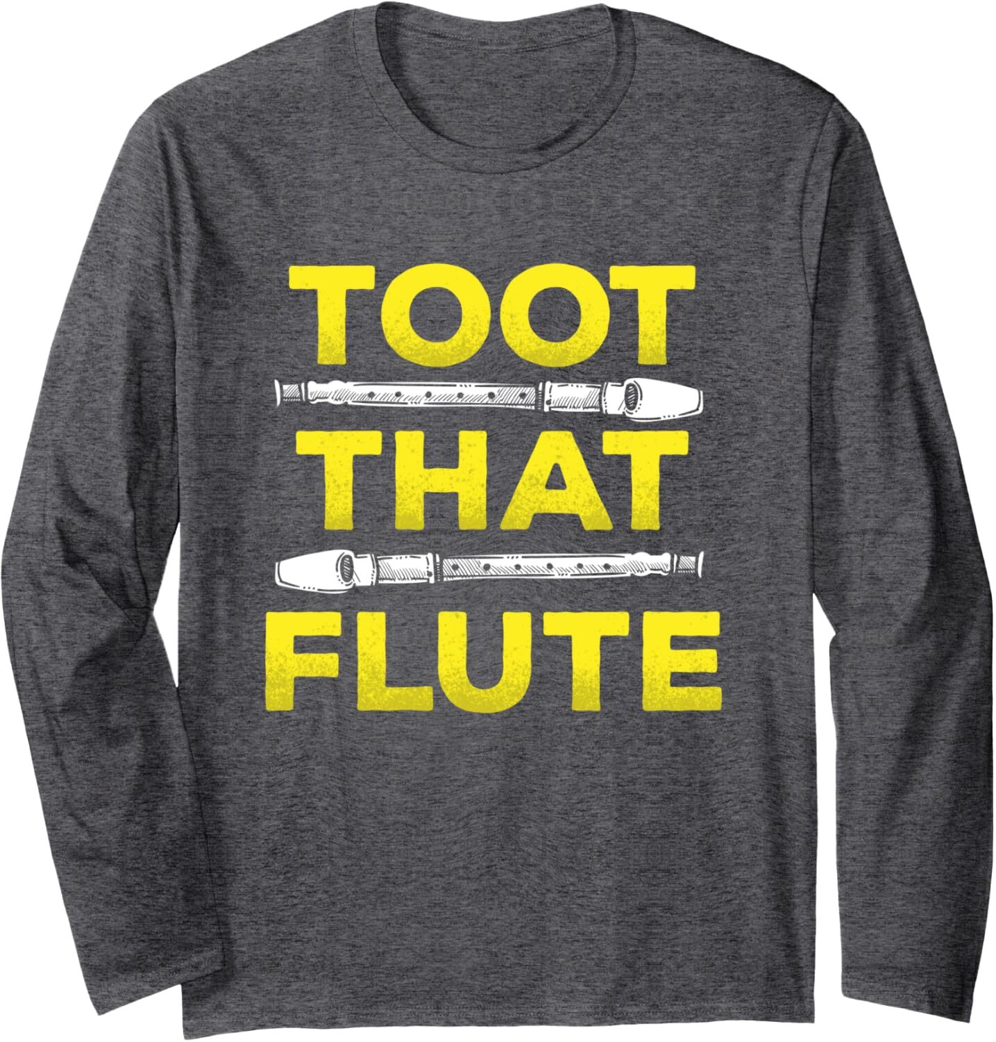 Long Sleeve Shirts for Men sweatshirt Vintage Toot That Flute Musical Instrument Flute Lovers Gift Long Sleeve T-Shirt T shirt Tee Streetwear Casual t