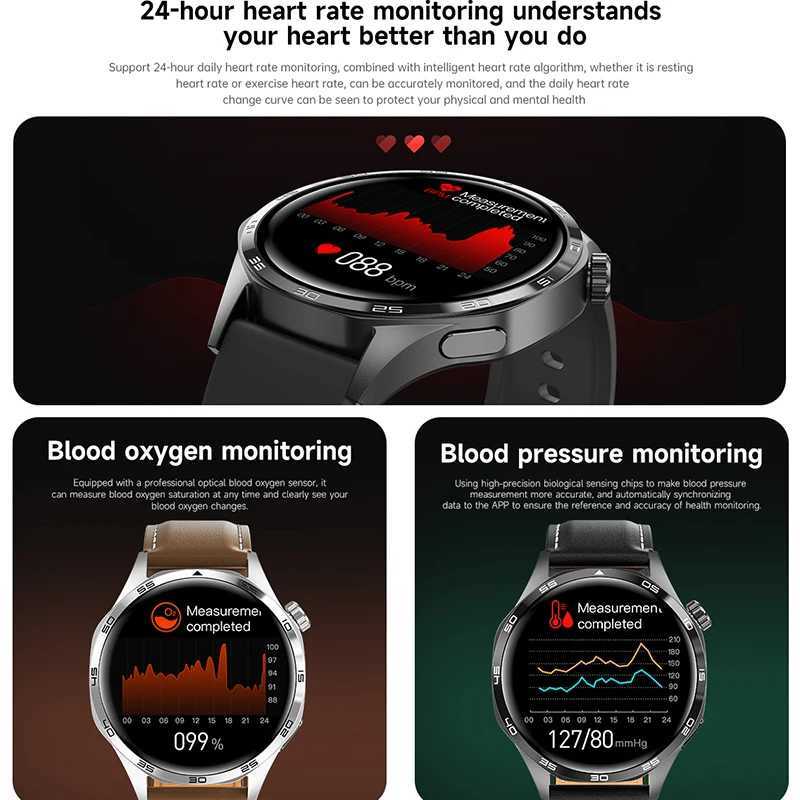 GT5 PRO smartwatch mens watch 5 Pro AMOLED high-definition Sn call GPS trajectory NFC rate Cpass smartwatch 2024 new Y241114