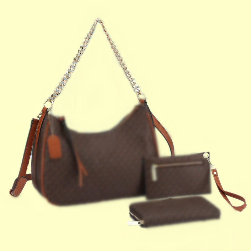 Michaels Mkors Khors Kor bags 2024 new 3 piece set Top Quality Famous brand women designer Shoulder bag 6 leather chain bag womens handbag crossbody bag 9302
