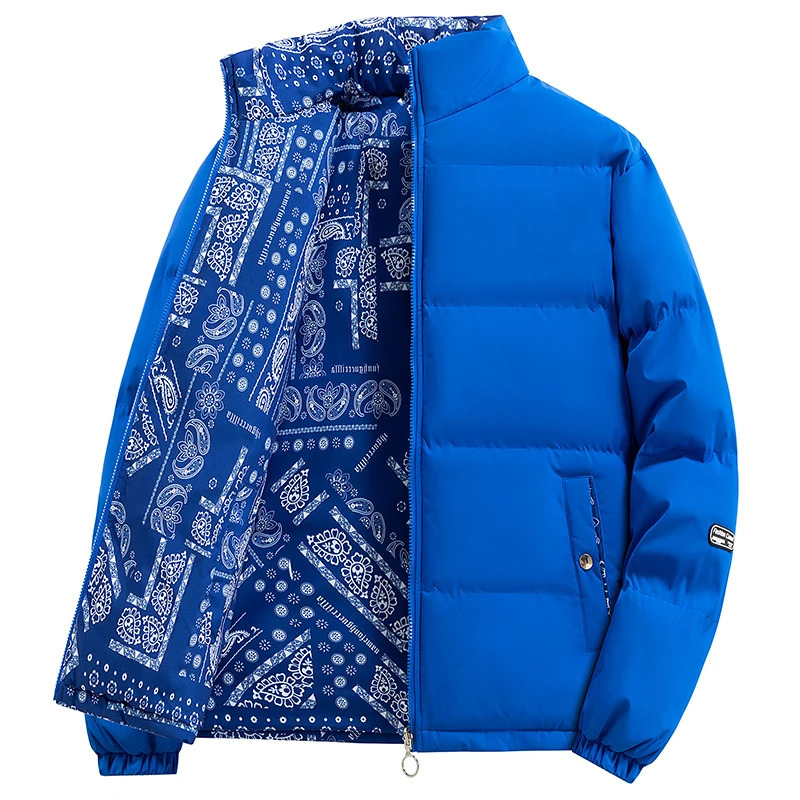 mens Parka Solid color L4XL 5XL Mens Jacket Winter Warm Jackets men business leisure coat teenager coats 2510 241115