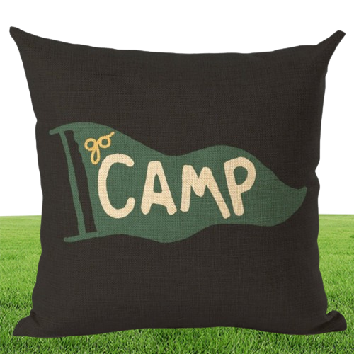 shabby chic home decor winter mountain cushion cover camp throw pillow case for sofa chair outdoor scenic pillowcase 45cm cojine7201583