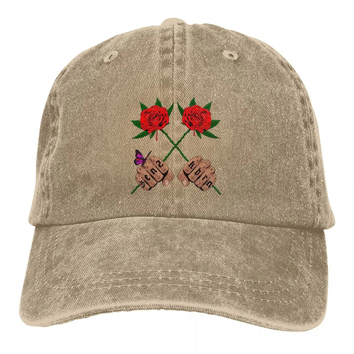 Vintage Eladio Carrion Sauce Boyz Rose Baseball Caps for Men Women Distressed Washed Sun Cap Outdoor Workouts Caps Hat 240407