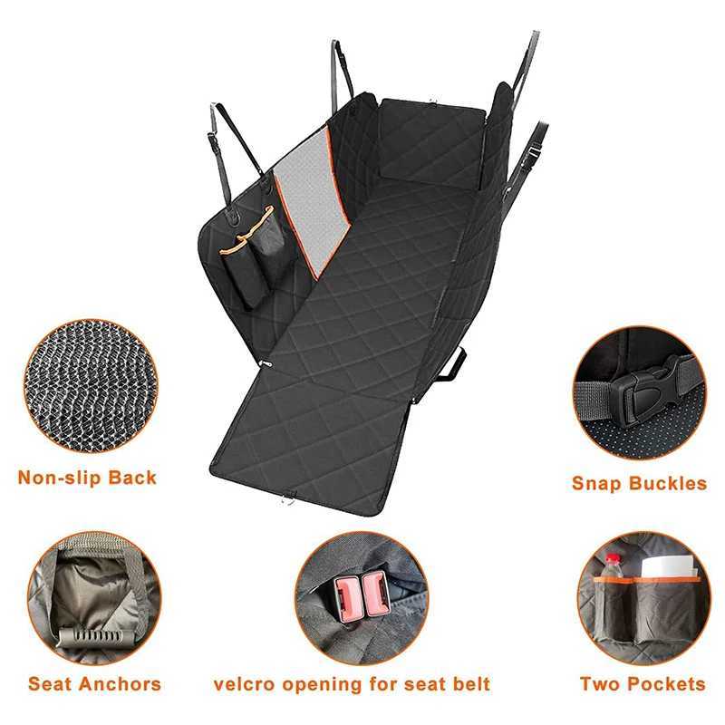 Dog Car Seat Covers SEAMETAL Rear Seat Car Seat Covers For Pets Interior Oxford Cloth Dog Seats Cover Protector Four Seasons Dog Seat Cushion Cargo z2