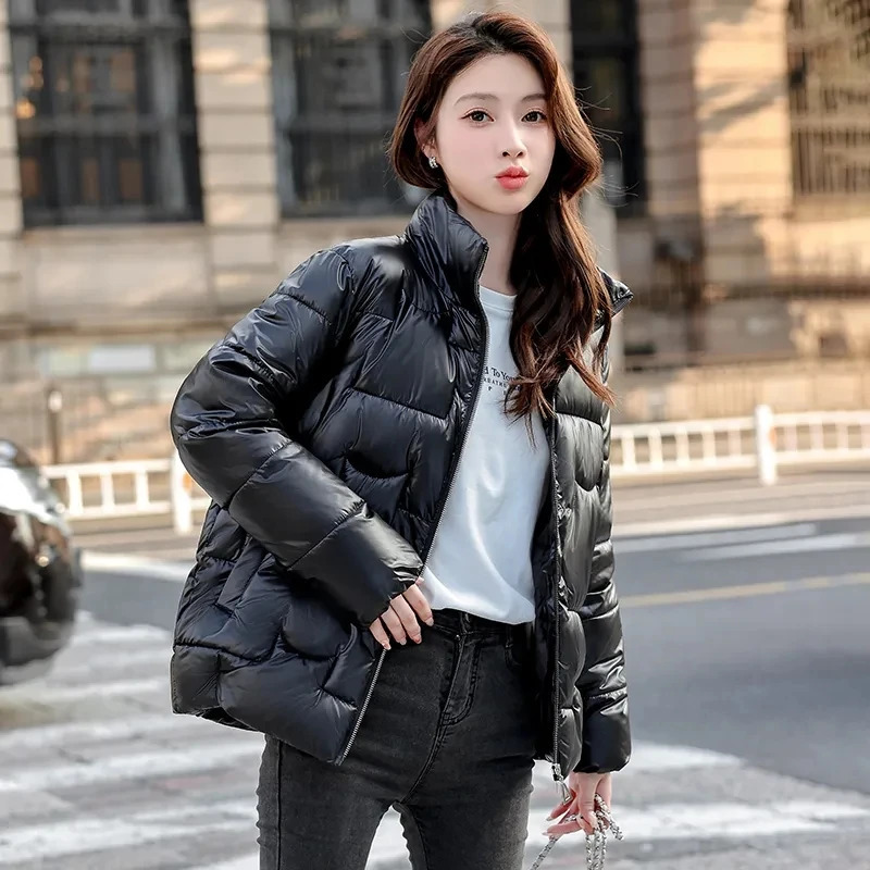 Cotton-padded Womens Winter Coat In 2025Parkas Korean Female Fashion Slim Loose Jacket Student Short Down cotton Overcoat 241114