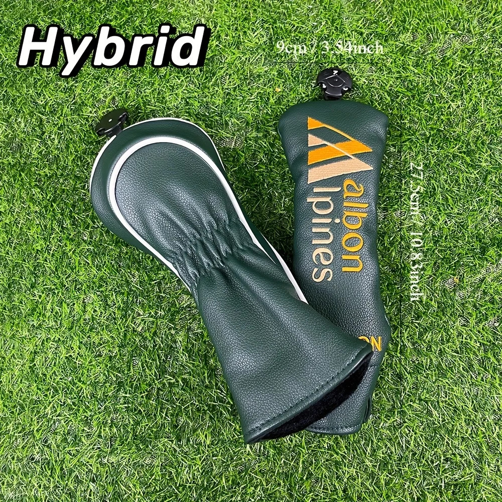 14pc Golf Club Head Covers For Hybrid Driver Fairway Wood Durable Dustproof Protector 241114