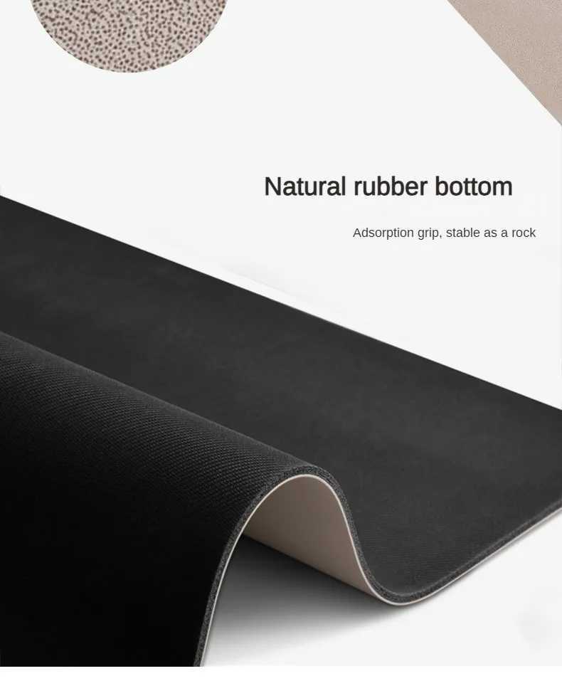 Zen Rhyme Frosted Pu Natural Rubber Yoga Mat Non-Slip Wear-Resistant Beginner Dance Exercise Fitn Workout Thick GymnasticsXJ241114