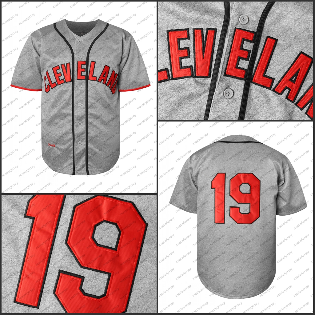 #19 Grey Baseball Jerseys Men's Sewing Embroidery High Quality In Stock Fast Shipping Slight Stretch Polyester - Perfect for Sports Jersey