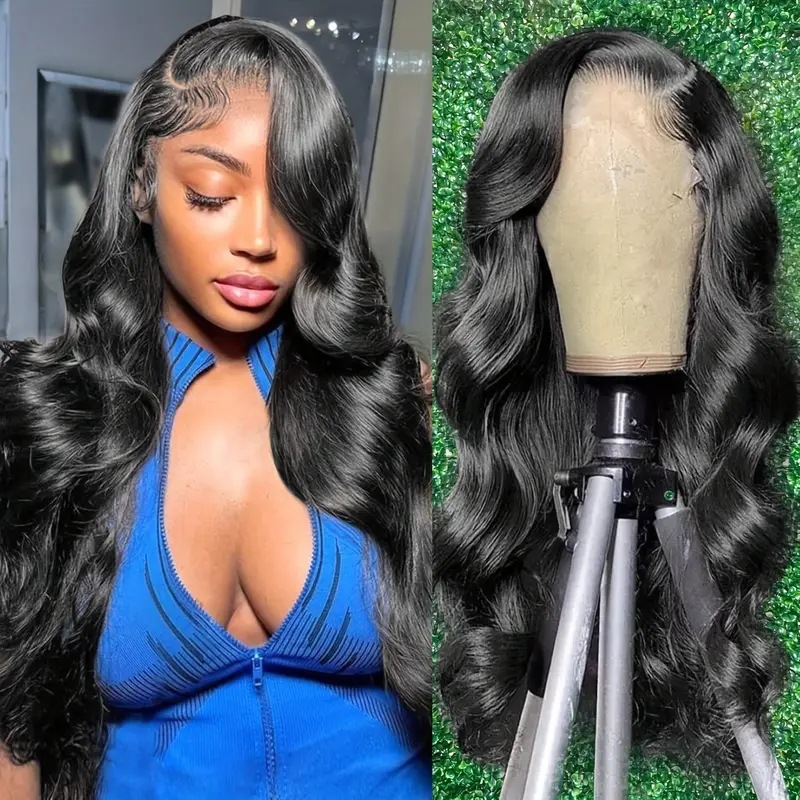 European and American fashion lace front wigs Foreign trade Africa hot selling big wave curly wigs
