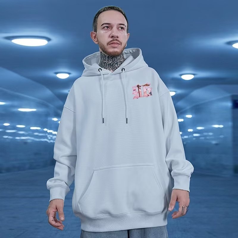 Designer's new M-8XL oversized men's American letter hooded sweater, loose hip-hop plus size hooded sweater, suitable for both men and women