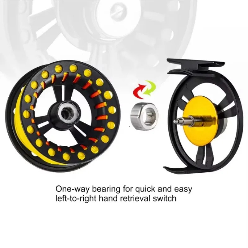 Got Fly Fishing Reel 5/6 7/8wt Trout Fly Reel Large Rod Die Casting Fishing Reel Aluminum Alloy Preloading with Wire Combination 241114
