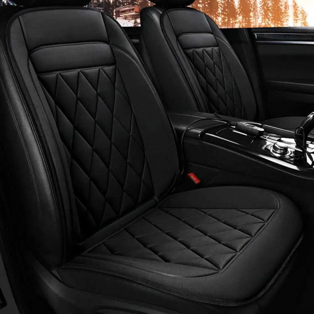 Dog Car Seat Covers Winter Heated Car Seat Cover Set Universal Auto Seat Warmer Cushion Protector with Cloak Cover Pads 1/2pcs Seat Warmer z241115