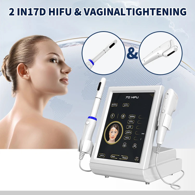 Portable 7D Hifu Machine Facial Body Hifu 7d Vaginal Rejuvenation hi-fu lifting Multifunction 2 in 1 Hifu Machine