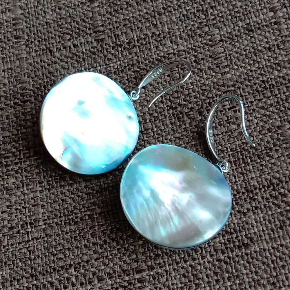 Free delivery natural MABE hat Baroque pearl shaped jewelry set with 100% natural MABE pearls NECKLACE-NICE 925 silver chain and earrings 241115