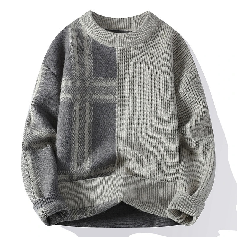 Autumn Winter High end Thick Warm Sweater Mens Clothing Casual Turtle Collar Mens Pullover Sweater Soft Cashmere Pullover Mens Clothing 241112