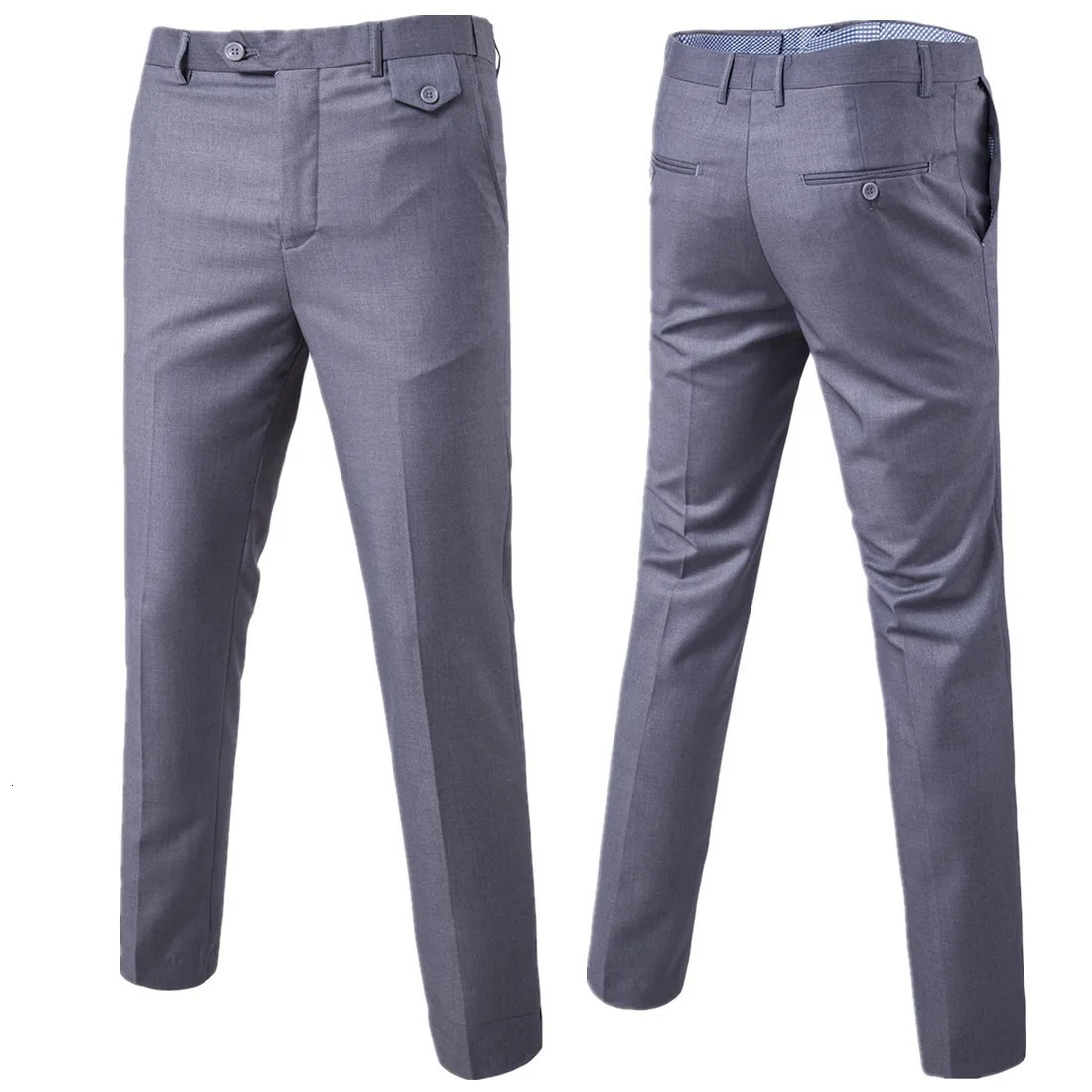 Mens set pants Business mens casual Trouser gentlemens party solid color 9color beauty S01P 241115