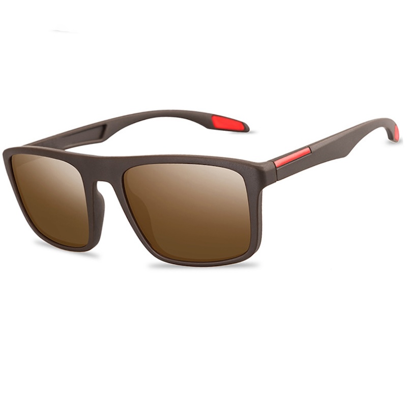 Oversized Square Sunglasses Polarized Men TR Super light Luxury Fashion Women Sports Sun Glasses Driving for Fishing Cycling Riding Cool Outdoor Sport