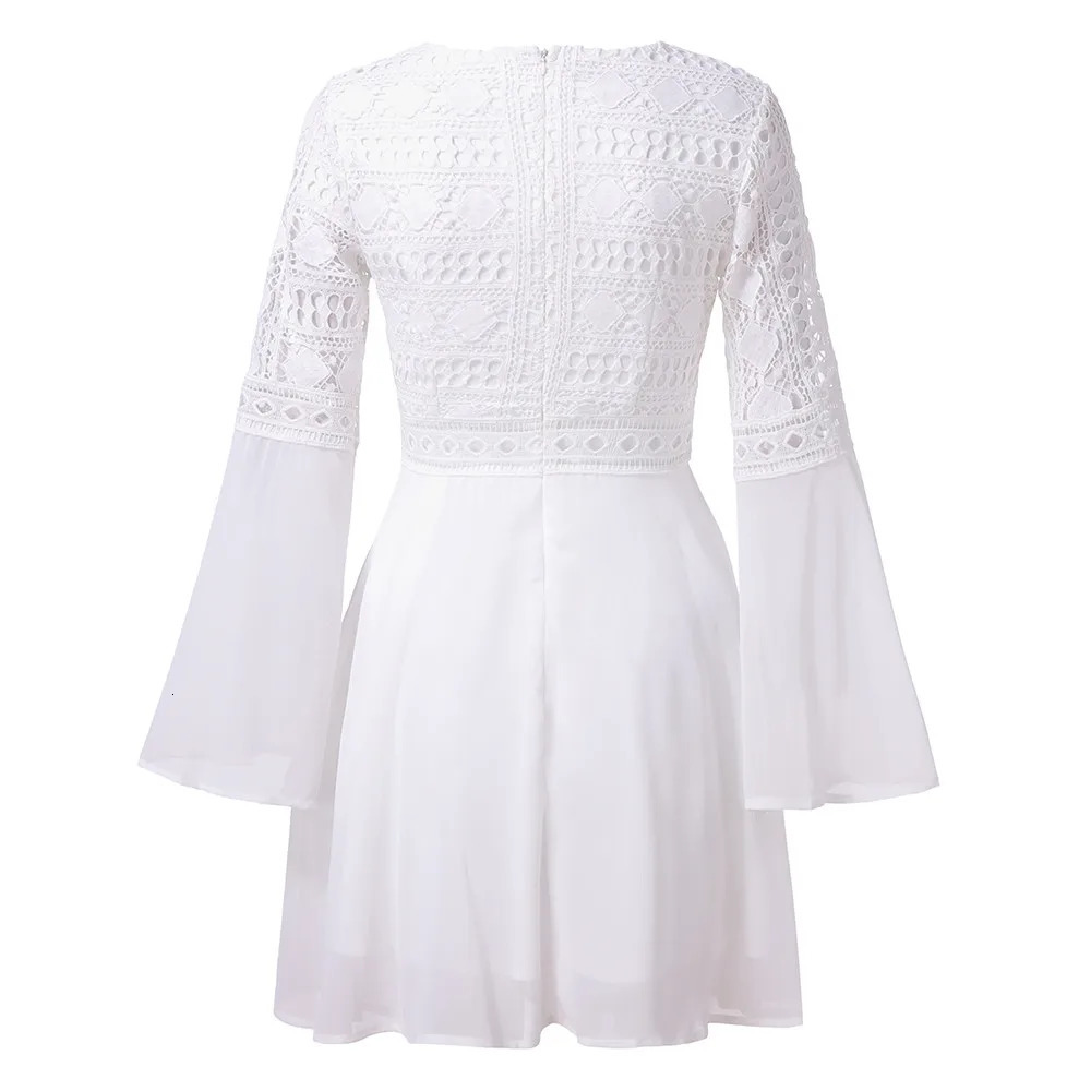 Summer Dresses Woman Plus Size For Women Casual Lace Long Sleeve Bodycon Cocktail Party Pencil Dress 240415