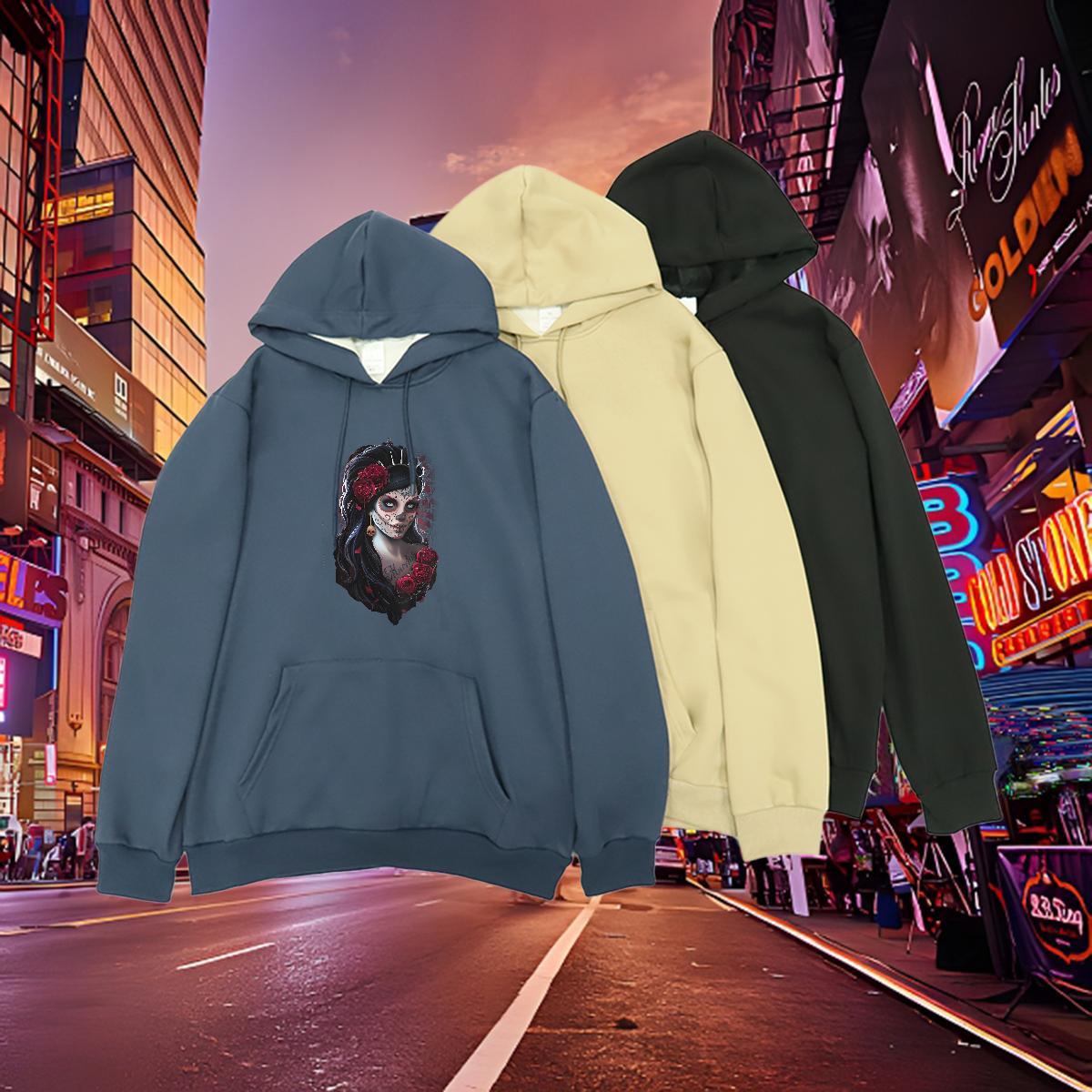 Fashion Women's Hoodie DIY Anime High Quality Couples Hoodie Clothings Breathable Soft Beach Thick Fleece