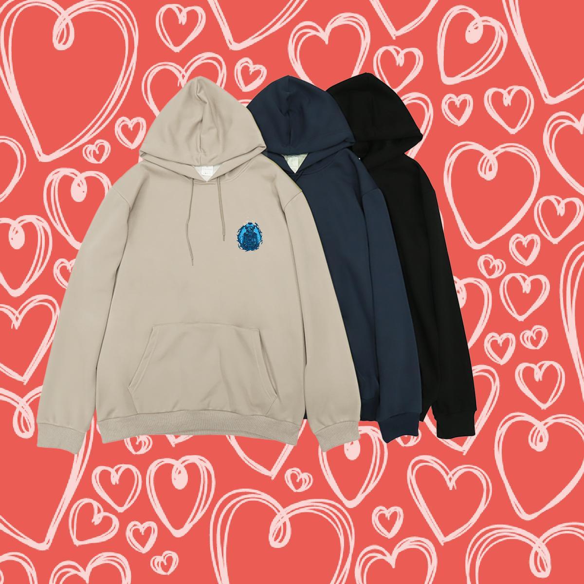 DIY Women Hoodie Custom Anime Female Unisex Hooded Sweatshirt Wear Velvet Thick Breathable Hooded Collar Daily Outfit