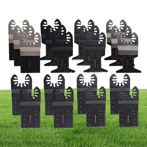 20pcsset 3490mm High Carbon Steel Metal Wood Oscillating Multi tool Quick Release Saw Blade Cutting Machine Accessory Tool