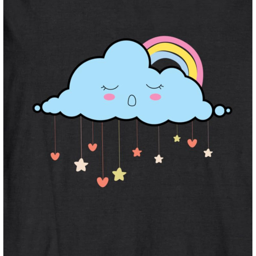 Long Sleeve Shirts for Men sweatshirt Cloud Sunny Sky Rainbow Clouding IT Computing Funny Long Sleeve Tee Streetwear Casual tops clothes cool