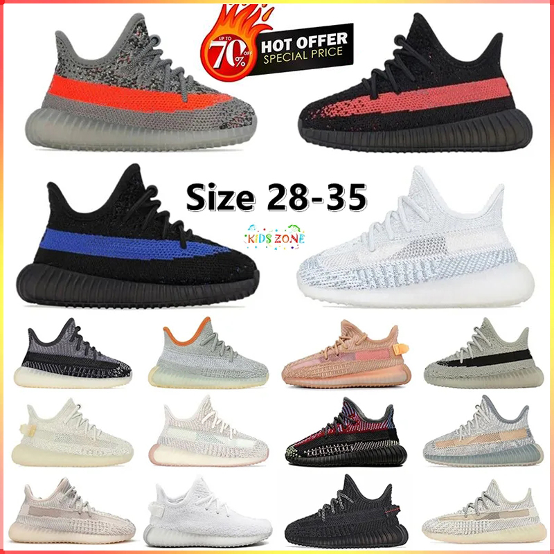 Designer Kids Shoes Toddlers Sneakers Children Boys Shoe Girls Runner white trainers youth black Blue earth Toddler kid Outdoor Shoes 24-35