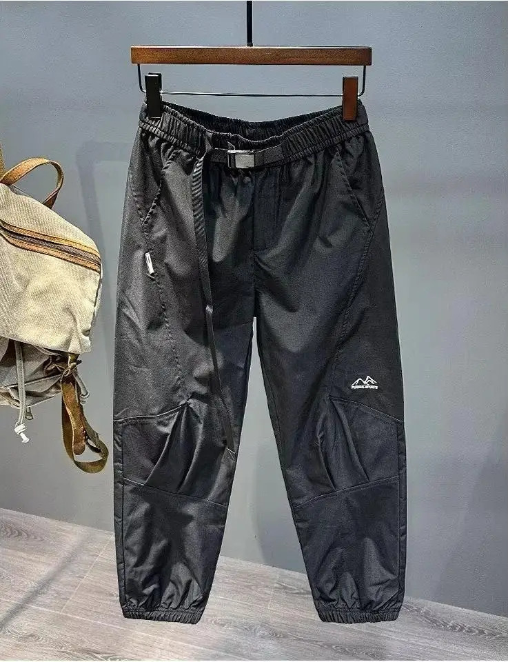 Latest casual straight leg over mens spring and autumn modern fashion folding n outdoor travel pants 241115