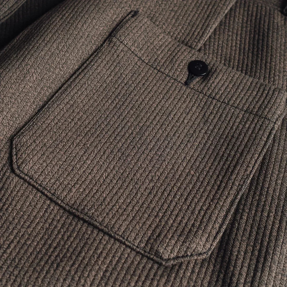 Bronson Lot 929 Retro Pique Striped Work Pants Salt and Pepper Winter Mens Casual Trouser 241115